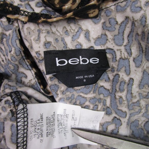 Leopard Big Cat Jumpsuit Stretch Poly Spandex Angel Sleeve - Picture 11 of 11